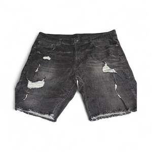 Men’s George black denim shorts size 40